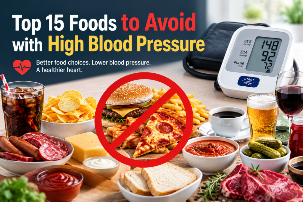 Foods to Avoid for High Blood Pressure